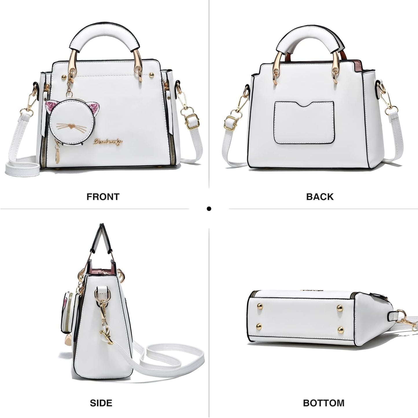 Xiaoyu Fashion Purses and Handbags for Women Ladies Crossbody Bags Top Handle Satchel Shoulder Bags Small Totes