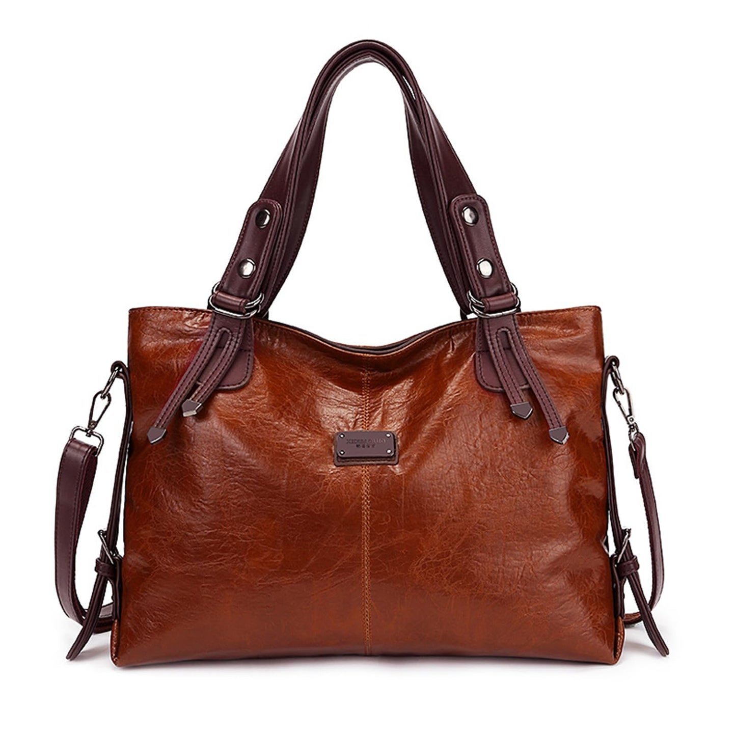 Handbags and Purses for women Vegan Leather Tote Bag for Women Satchel Shoulder Bags Travel Purse with Compartments