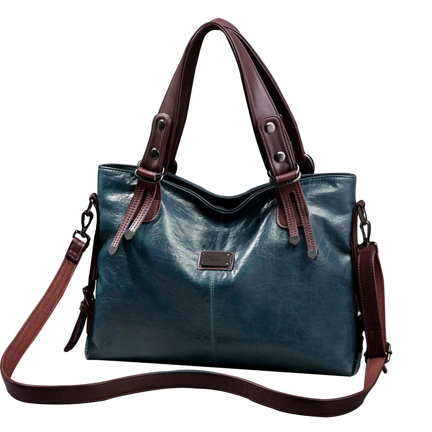 Handbags and Purses for women Vegan Leather Tote Bag for Women Satchel Shoulder Bags Travel Purse with Compartments